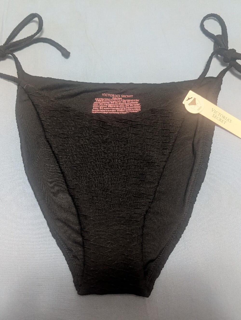 New with tags Victoria Secret cheeky high thigh tie string bikini bottom